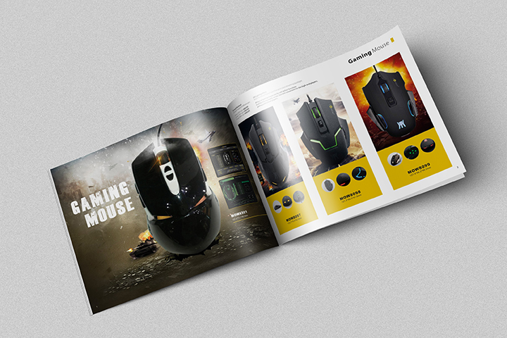 鼠標畫冊設計，鍵盤畫冊設計公司，3C數碼產品畫冊設計公司{標派視覺}