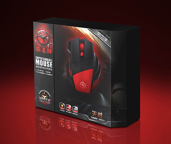 霸王蛛數(shù)碼電競產(chǎn)品包裝設(shè)計